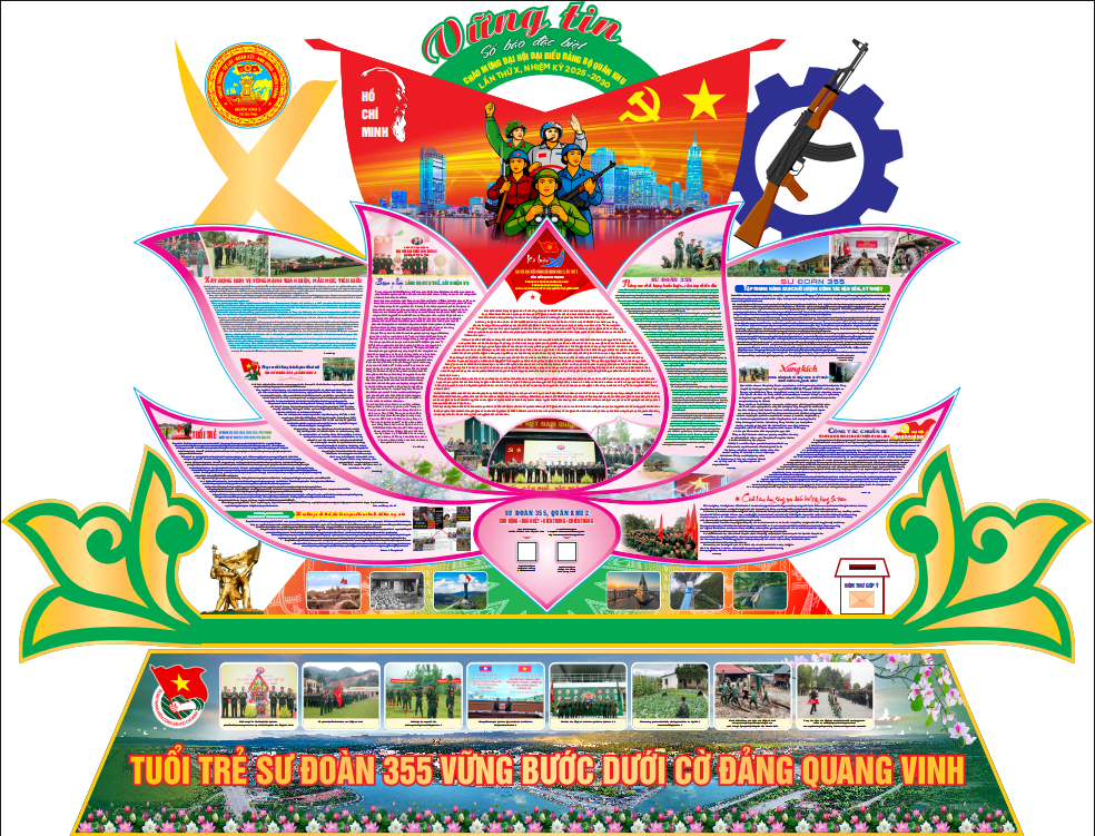 Báo tường đạt giải nhất